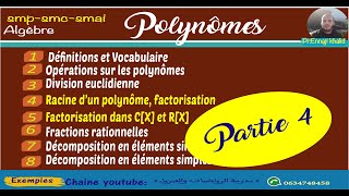 Racines dun polynôme et factorisation partie 4 [upl. by Akelam]