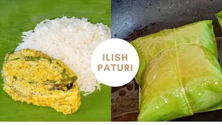 Bangladeshi Ilish Macher Paturi । Bengali Traditional Hilsa Fish Recipe [upl. by Ymeon]