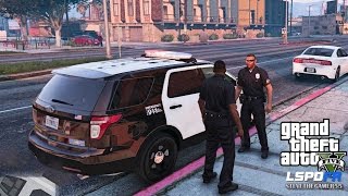 GTA 5 PC MODS  LSPDFR  POLICE SIMULATOR  EP 19 NO COMMENTARY CITY PATROL [upl. by Neyr]