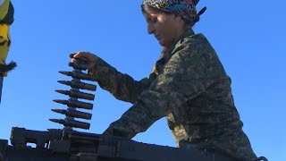 Allfemale Kurdish unit takes on ISIS [upl. by Ocirne]