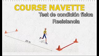 TEST DE COURSE NAVETTE explicación [upl. by Werdn44]