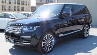 2014 Range Rover Supercharged Autobiography Start Up Exhaust and In Depth Review [upl. by Leta467]