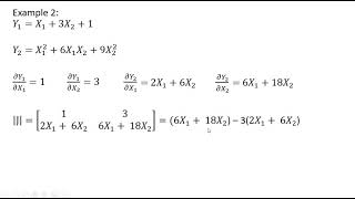 Linear Algebra Jacobian Determinant [upl. by Gosney]