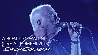 David Gilmour  A Boat Lies Waiting Live At Pompeii [upl. by Edouard477]