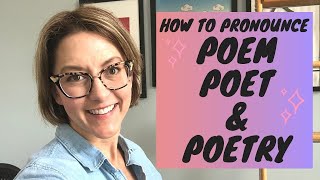 Learn to Pronounce POEM POET POETRY  American English Pronunciation Lesson learnenglish [upl. by Gwenny897]